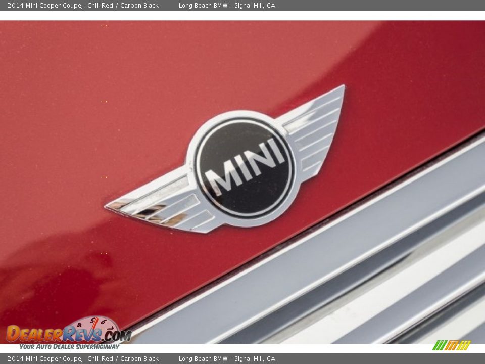 2014 Mini Cooper Coupe Chili Red / Carbon Black Photo #20
