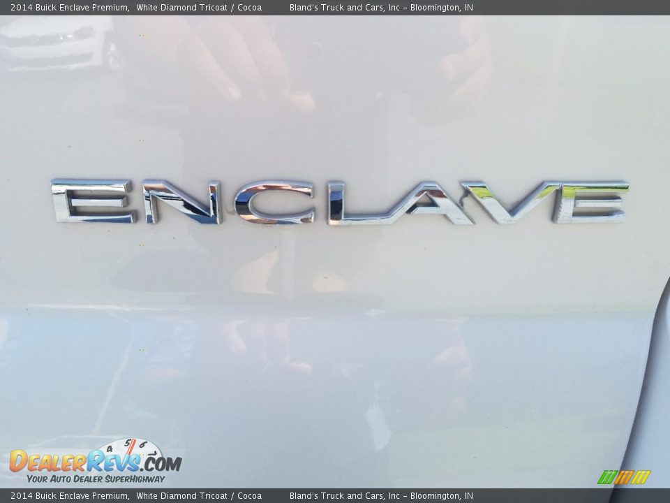 2014 Buick Enclave Premium White Diamond Tricoat / Cocoa Photo #6