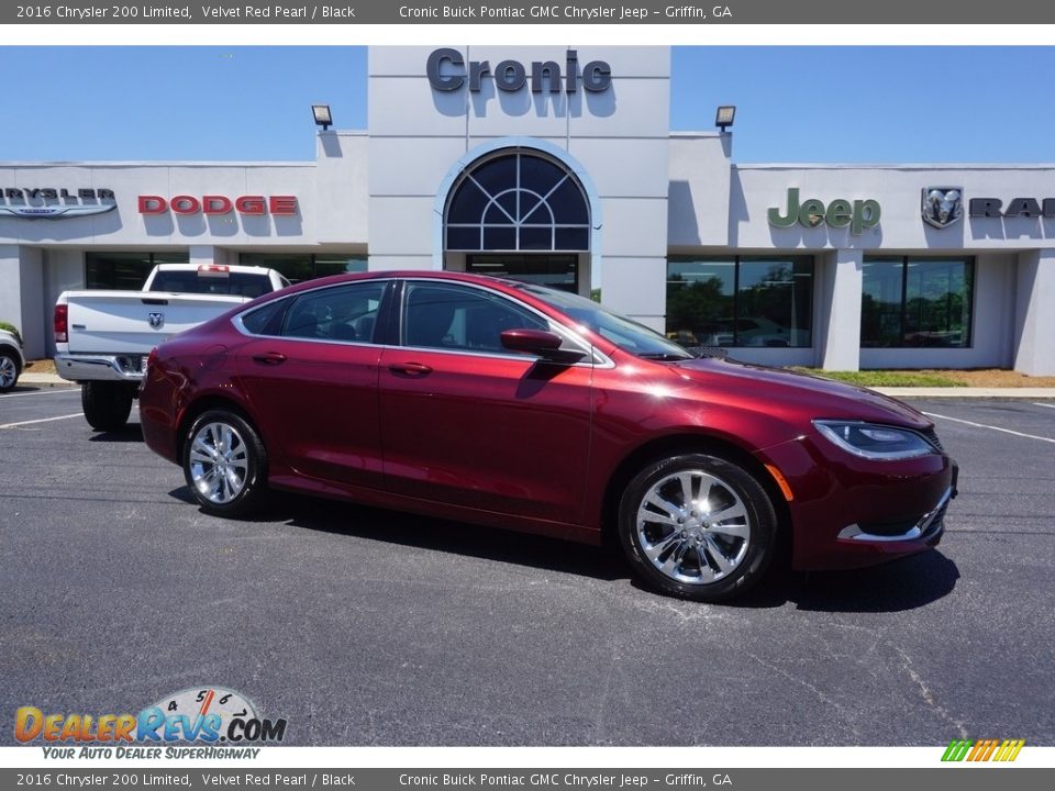 2016 Chrysler 200 Limited Velvet Red Pearl / Black Photo #1