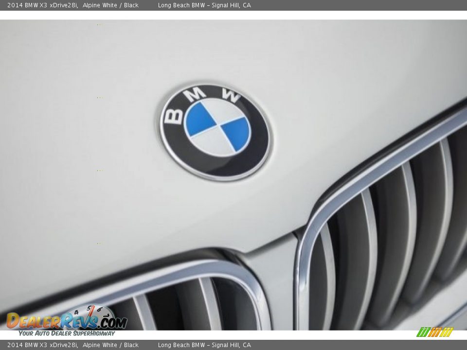 2014 BMW X3 xDrive28i Alpine White / Black Photo #26