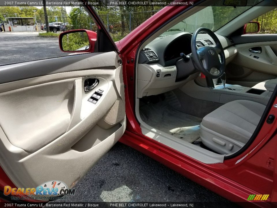 2007 Toyota Camry LE Barcelona Red Metallic / Bisque Photo #16