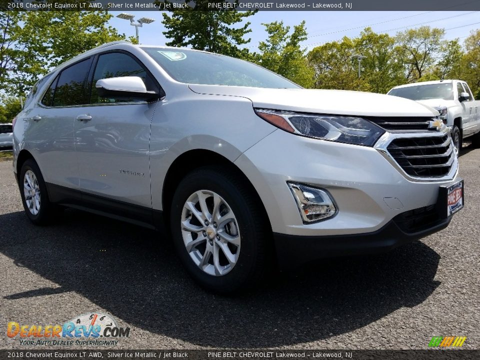 2018 Chevrolet Equinox LT AWD Silver Ice Metallic / Jet Black Photo #1