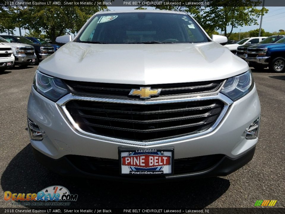 2018 Chevrolet Equinox LT AWD Silver Ice Metallic / Jet Black Photo #2