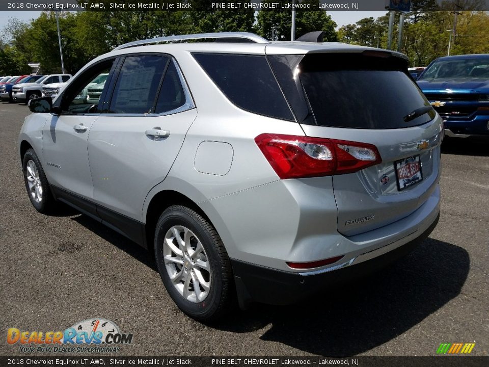 2018 Chevrolet Equinox LT AWD Silver Ice Metallic / Jet Black Photo #4