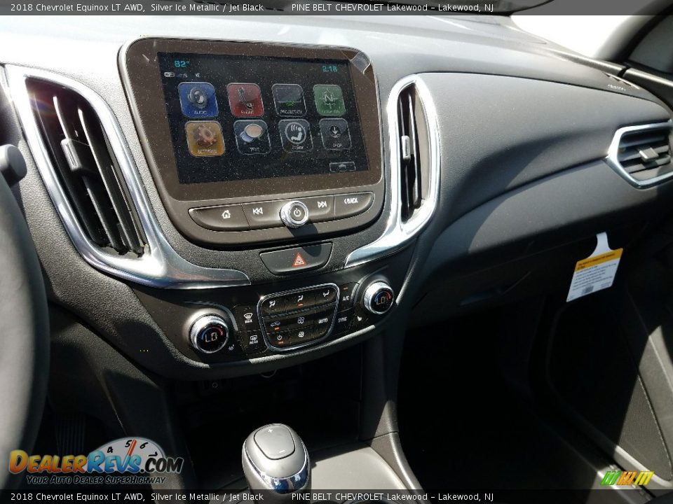 2018 Chevrolet Equinox LT AWD Silver Ice Metallic / Jet Black Photo #10
