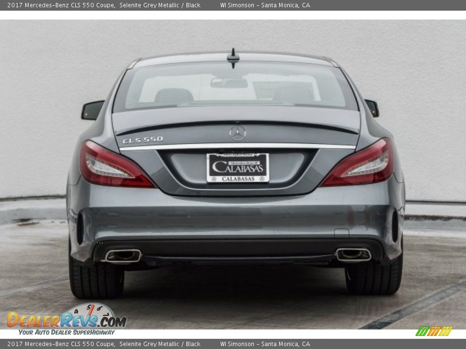 2017 Mercedes-Benz CLS 550 Coupe Selenite Grey Metallic / Black Photo #4
