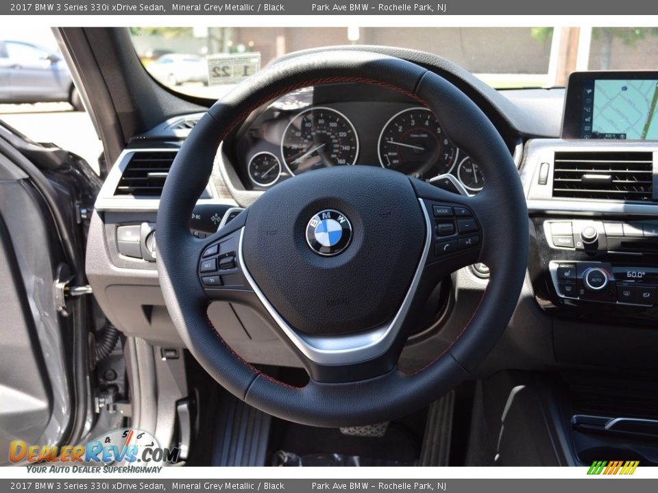 2017 BMW 3 Series 330i xDrive Sedan Mineral Grey Metallic / Black Photo #18