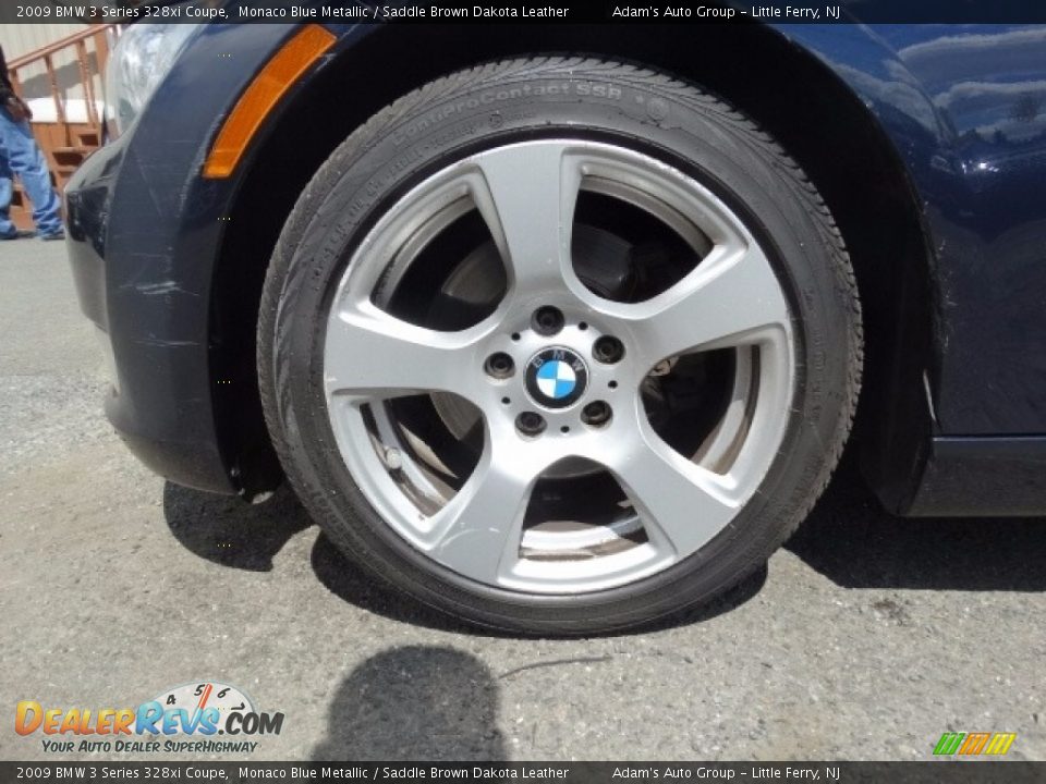 2009 BMW 3 Series 328xi Coupe Monaco Blue Metallic / Saddle Brown Dakota Leather Photo #8
