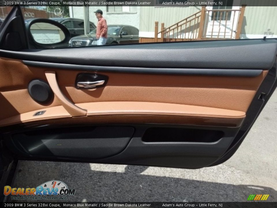 2009 BMW 3 Series 328xi Coupe Monaco Blue Metallic / Saddle Brown Dakota Leather Photo #12