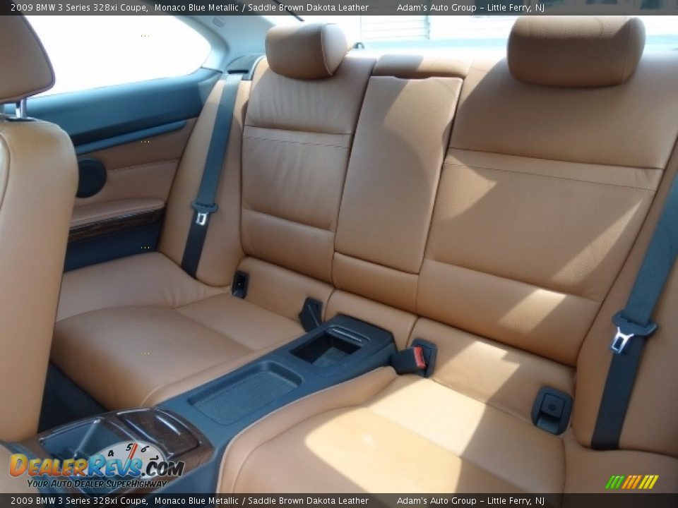 2009 BMW 3 Series 328xi Coupe Monaco Blue Metallic / Saddle Brown Dakota Leather Photo #18