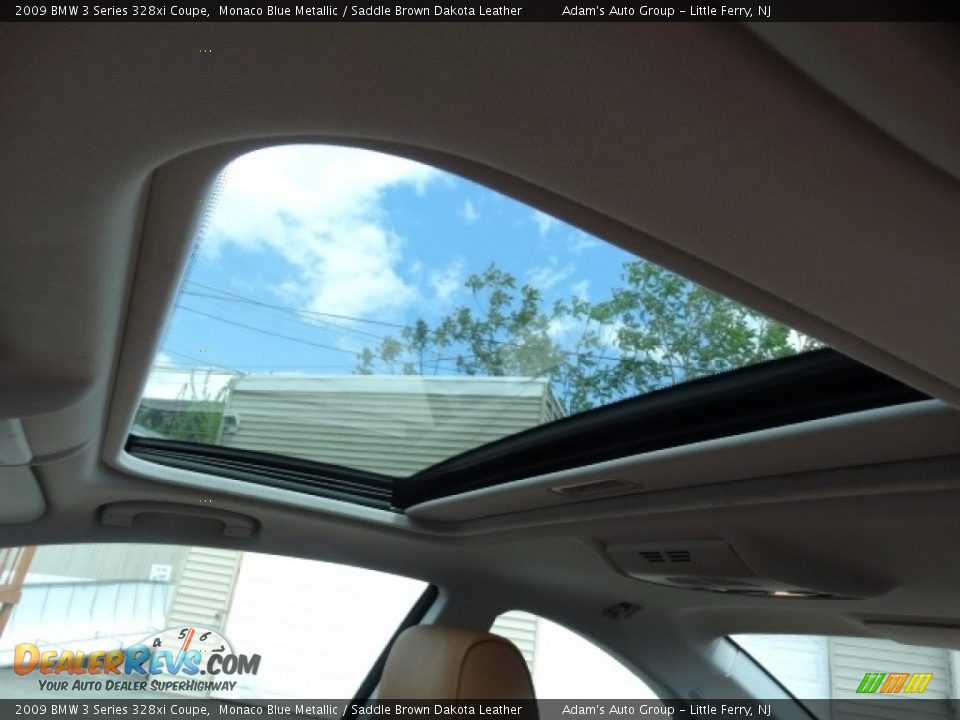 2009 BMW 3 Series 328xi Coupe Monaco Blue Metallic / Saddle Brown Dakota Leather Photo #19
