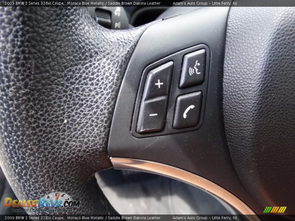 2009 BMW 3 Series 328xi Coupe Monaco Blue Metallic / Saddle Brown Dakota Leather Photo #20