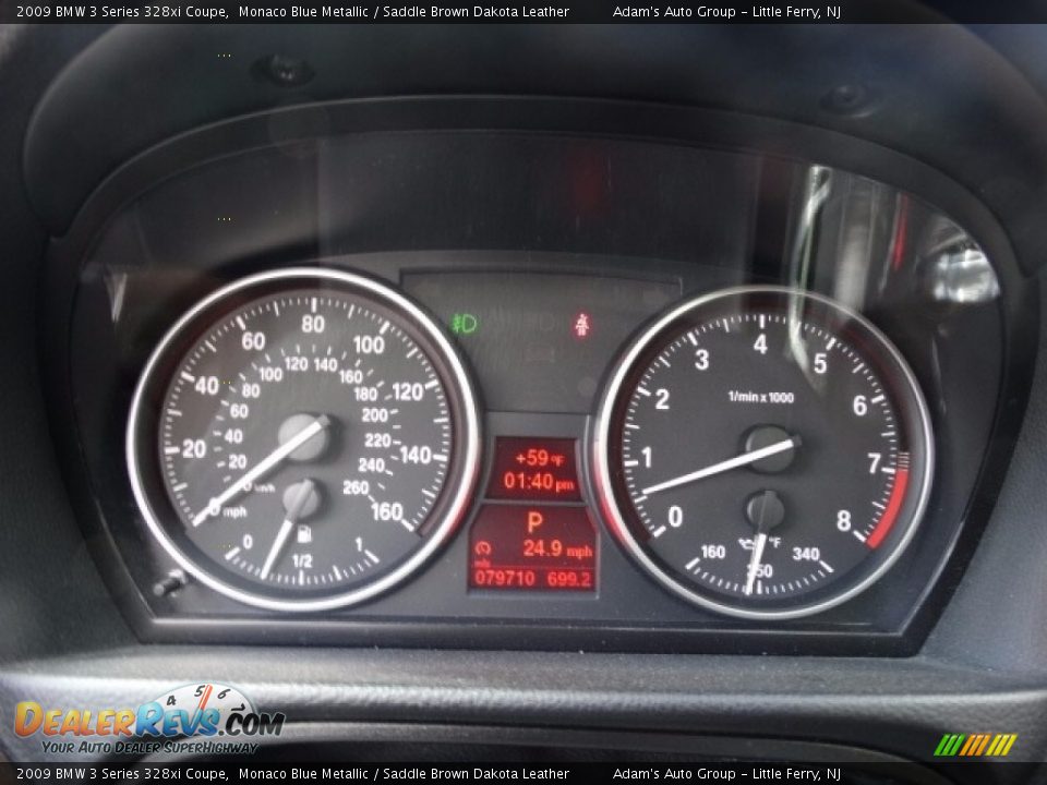 2009 BMW 3 Series 328xi Coupe Monaco Blue Metallic / Saddle Brown Dakota Leather Photo #22