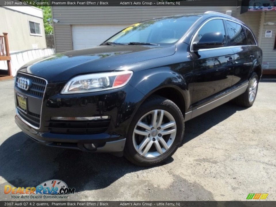 2007 Audi Q7 4.2 quattro Phantom Black Pearl Effect / Black Photo #1