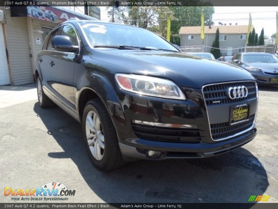 2007 Audi Q7 4.2 quattro Phantom Black Pearl Effect / Black Photo #3