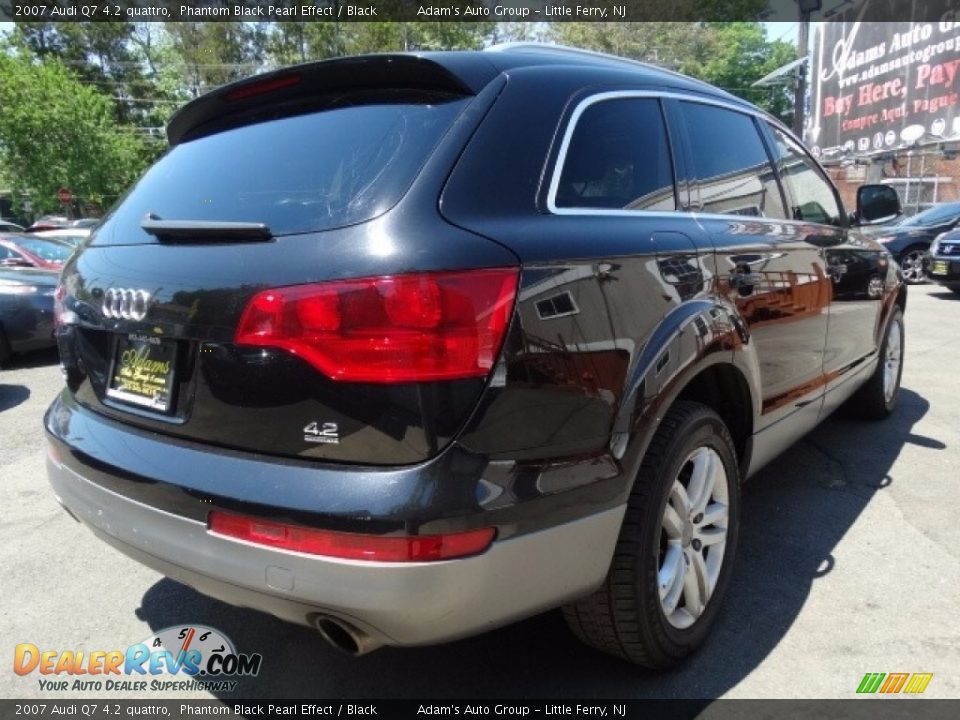 2007 Audi Q7 4.2 quattro Phantom Black Pearl Effect / Black Photo #4
