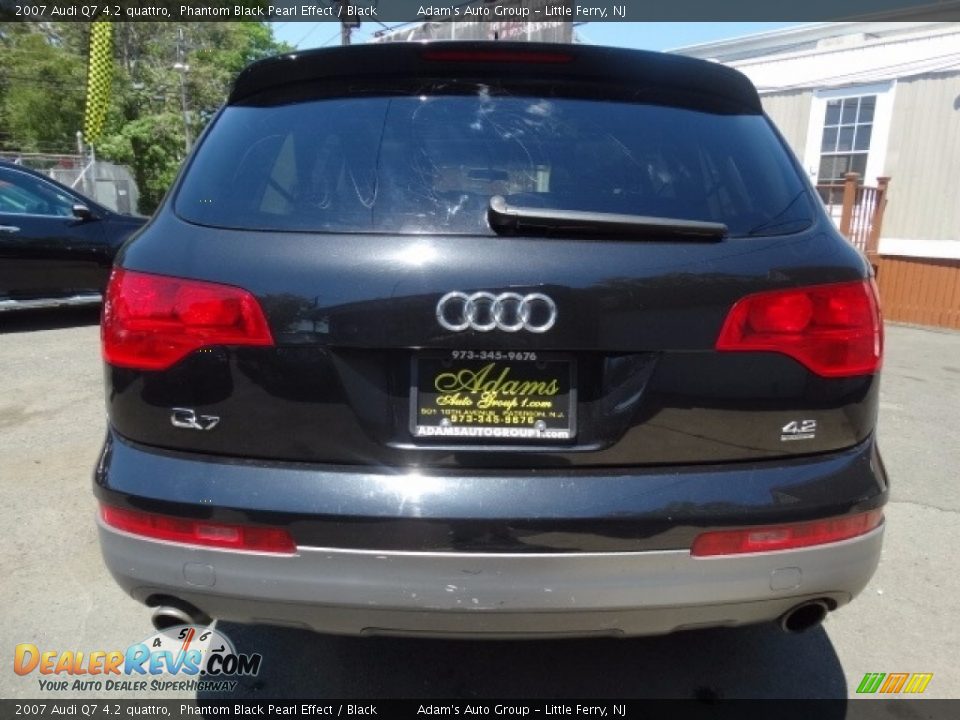 2007 Audi Q7 4.2 quattro Phantom Black Pearl Effect / Black Photo #5
