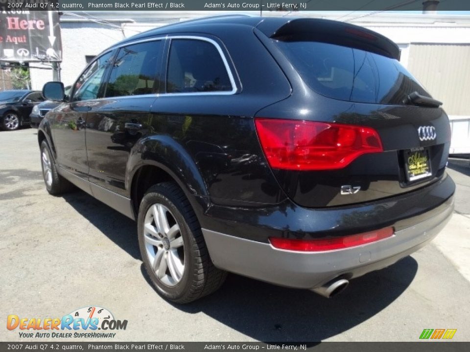 2007 Audi Q7 4.2 quattro Phantom Black Pearl Effect / Black Photo #6