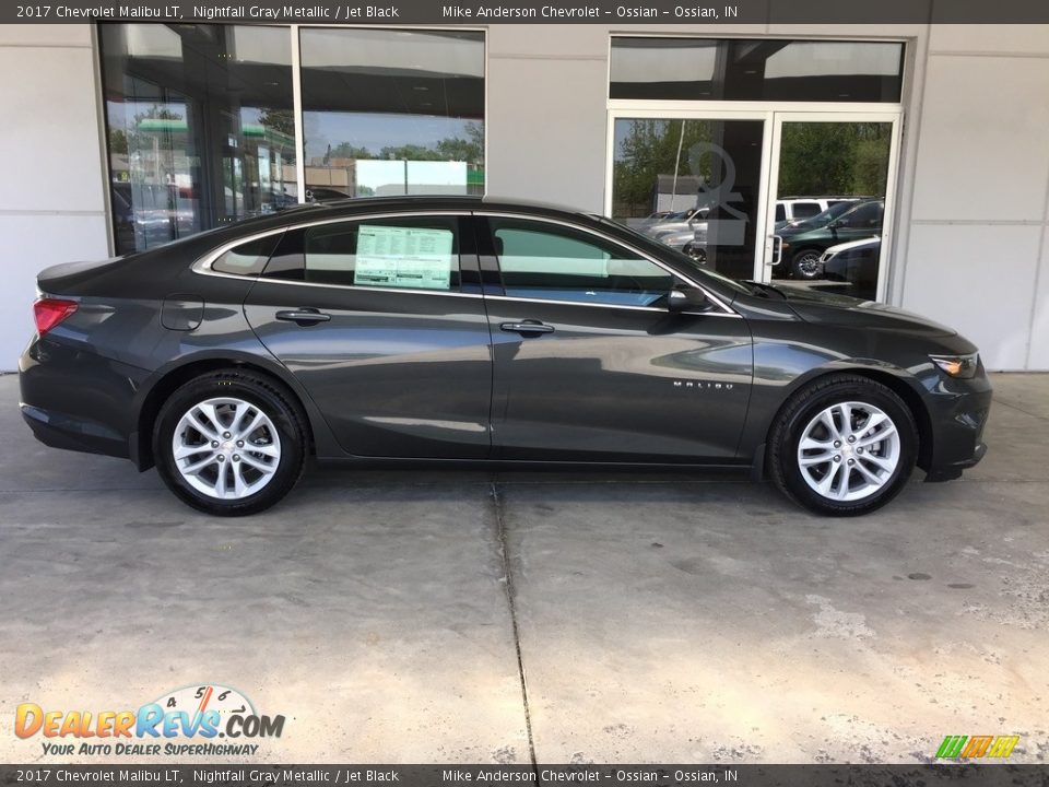 2017 Chevrolet Malibu LT Nightfall Gray Metallic / Jet Black Photo #3