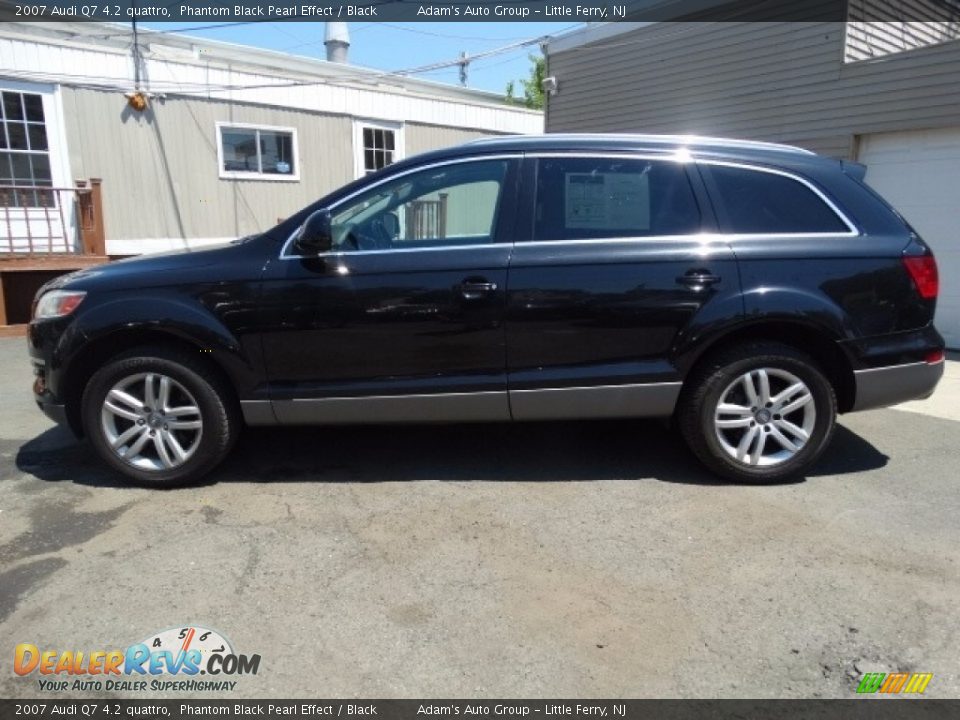 2007 Audi Q7 4.2 quattro Phantom Black Pearl Effect / Black Photo #7