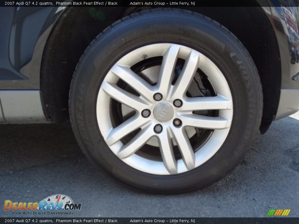 2007 Audi Q7 4.2 quattro Phantom Black Pearl Effect / Black Photo #11
