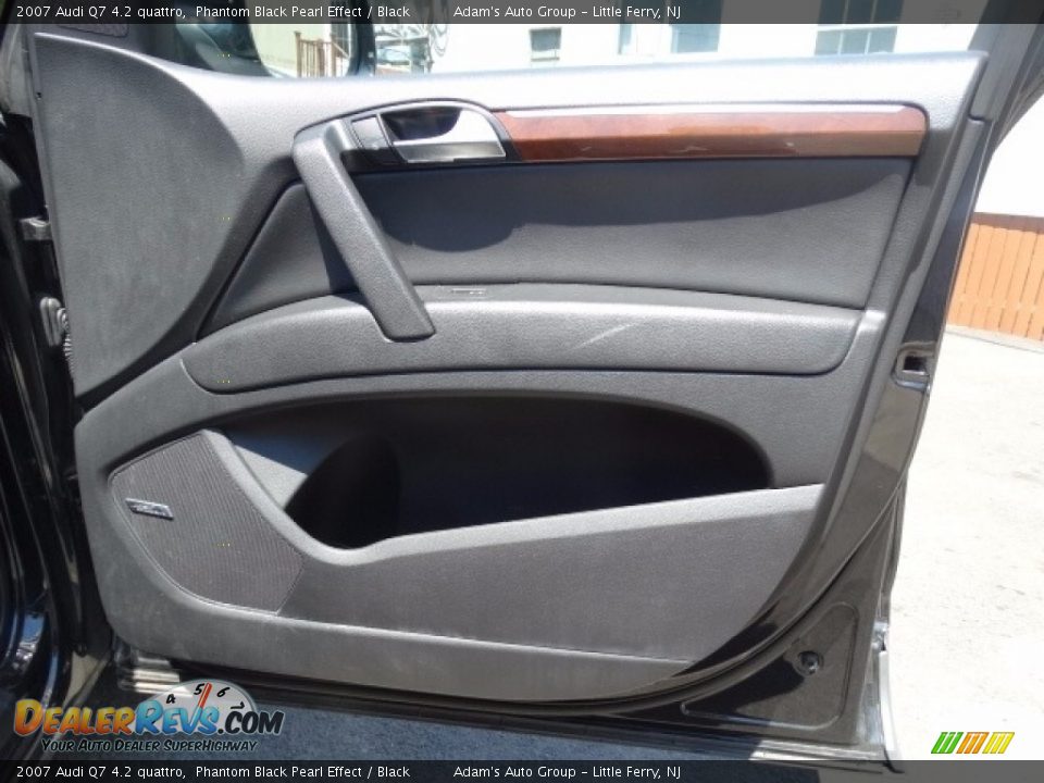 2007 Audi Q7 4.2 quattro Phantom Black Pearl Effect / Black Photo #19