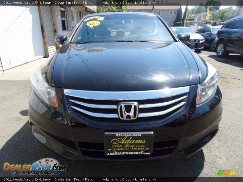 2011 Honda Accord EX-L Sedan Crystal Black Pearl / Black Photo #2
