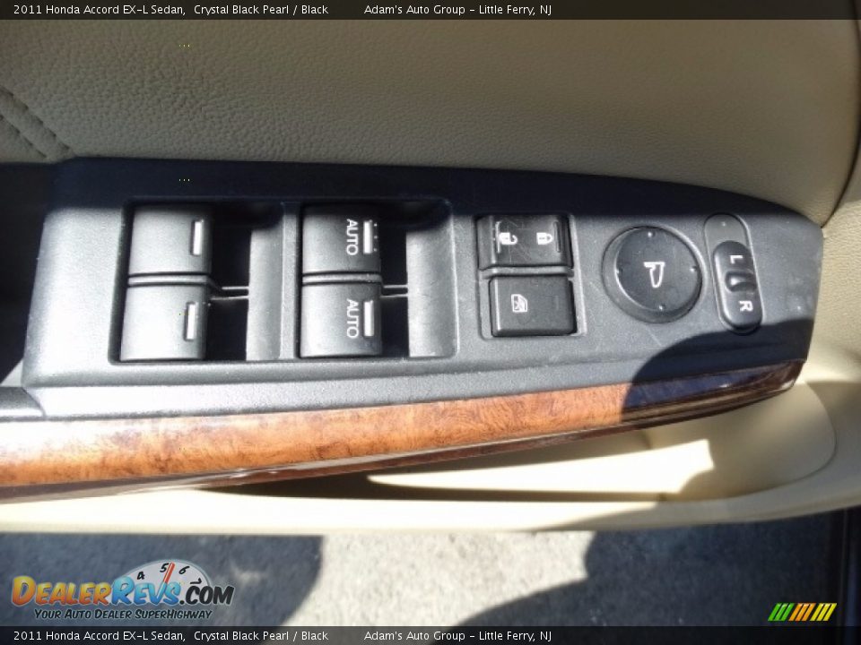 2011 Honda Accord EX-L Sedan Crystal Black Pearl / Black Photo #8