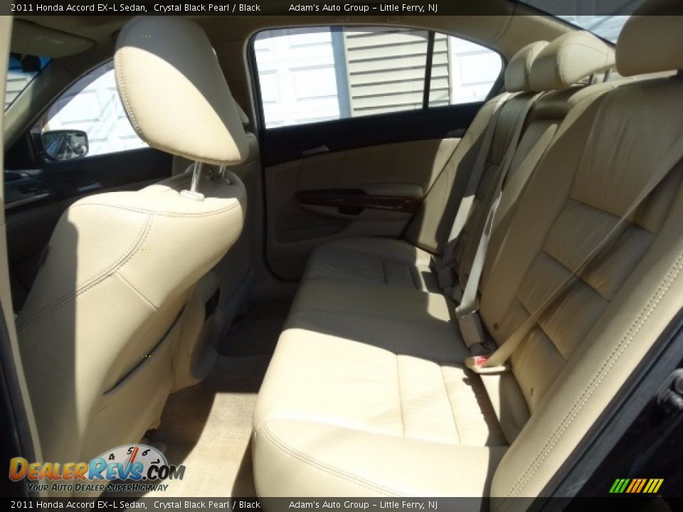 2011 Honda Accord EX-L Sedan Crystal Black Pearl / Black Photo #15