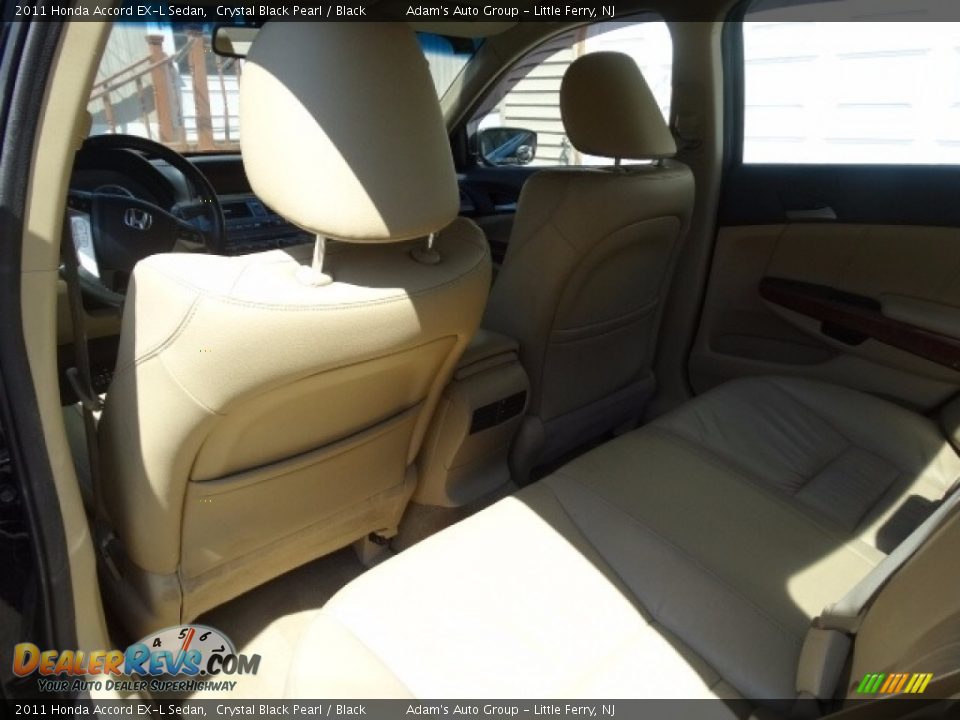 2011 Honda Accord EX-L Sedan Crystal Black Pearl / Black Photo #16
