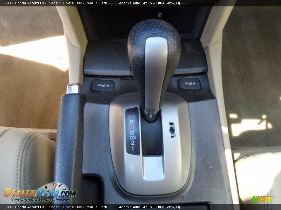 2011 Honda Accord EX-L Sedan Crystal Black Pearl / Black Photo #24