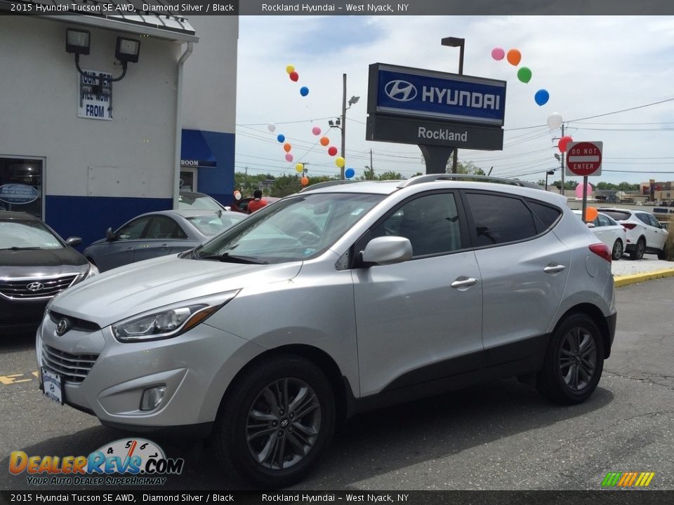 2015 Hyundai Tucson SE AWD Diamond Silver / Black Photo #1