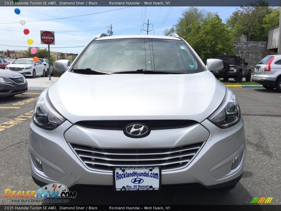 2015 Hyundai Tucson SE AWD Diamond Silver / Black Photo #2