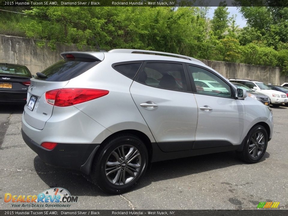 2015 Hyundai Tucson SE AWD Diamond Silver / Black Photo #4