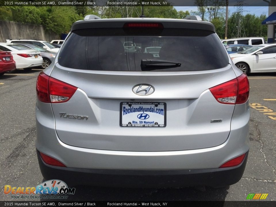 2015 Hyundai Tucson SE AWD Diamond Silver / Black Photo #5