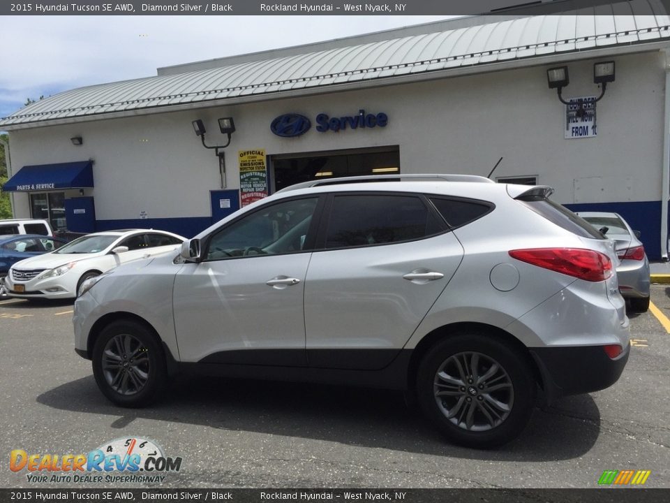 2015 Hyundai Tucson SE AWD Diamond Silver / Black Photo #6