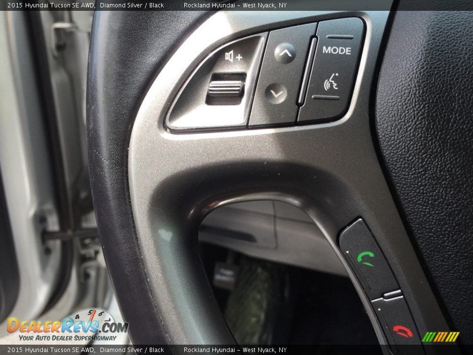 2015 Hyundai Tucson SE AWD Diamond Silver / Black Photo #16