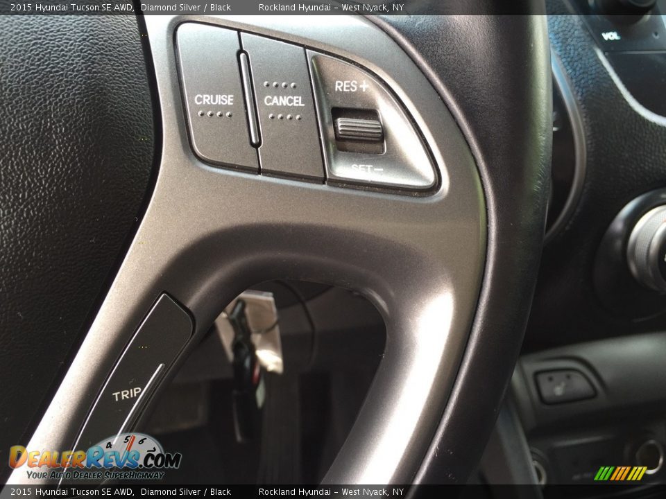 2015 Hyundai Tucson SE AWD Diamond Silver / Black Photo #17