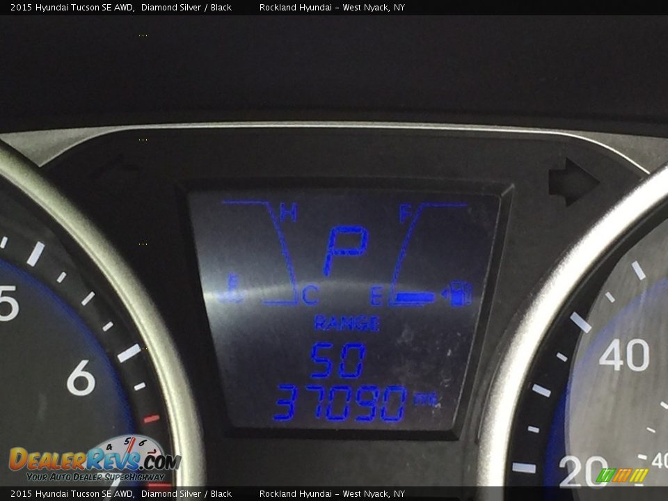 2015 Hyundai Tucson SE AWD Diamond Silver / Black Photo #18