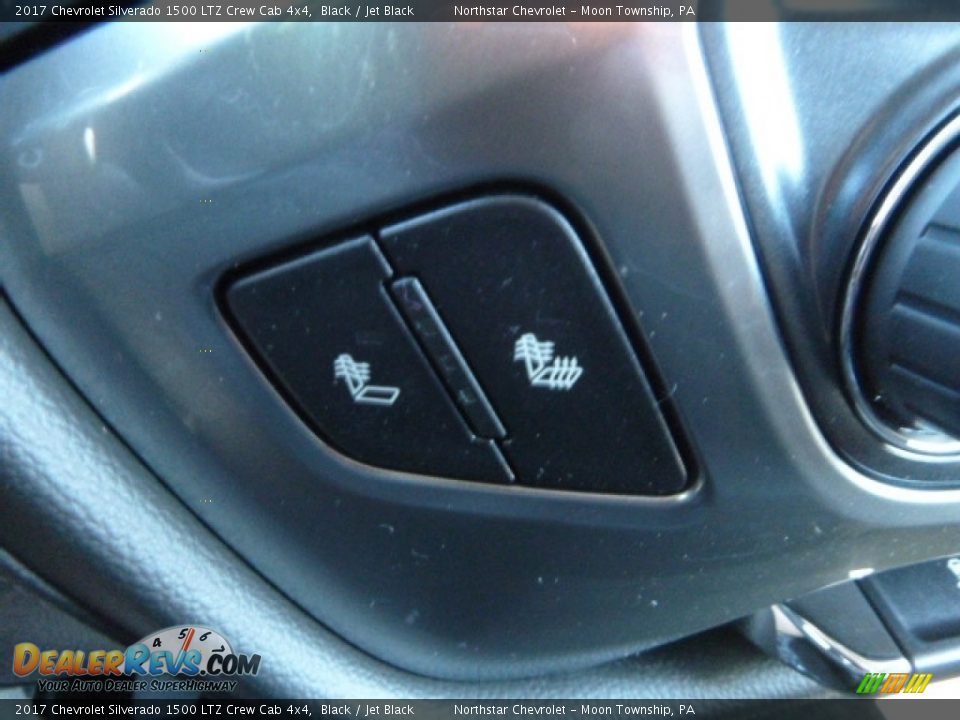 2017 Chevrolet Silverado 1500 LTZ Crew Cab 4x4 Black / Jet Black Photo #19