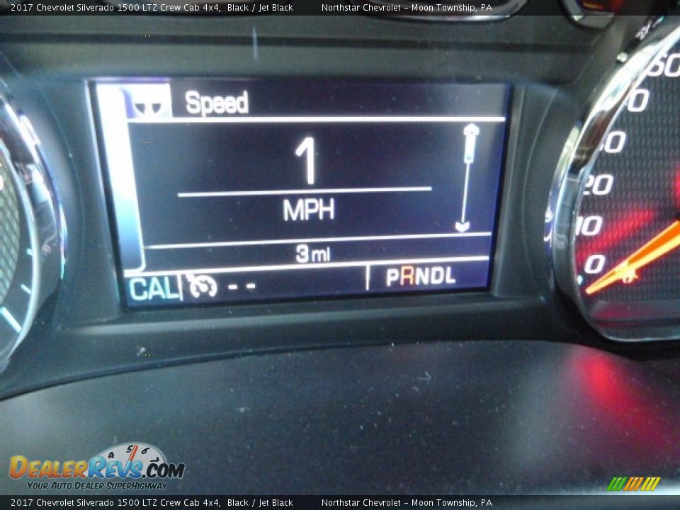 2017 Chevrolet Silverado 1500 LTZ Crew Cab 4x4 Black / Jet Black Photo #20