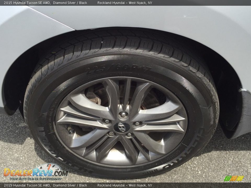 2015 Hyundai Tucson SE AWD Diamond Silver / Black Photo #28