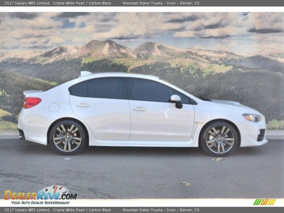 2017 Subaru WRX Limited Crystal White Pearl / Carbon Black Photo #2