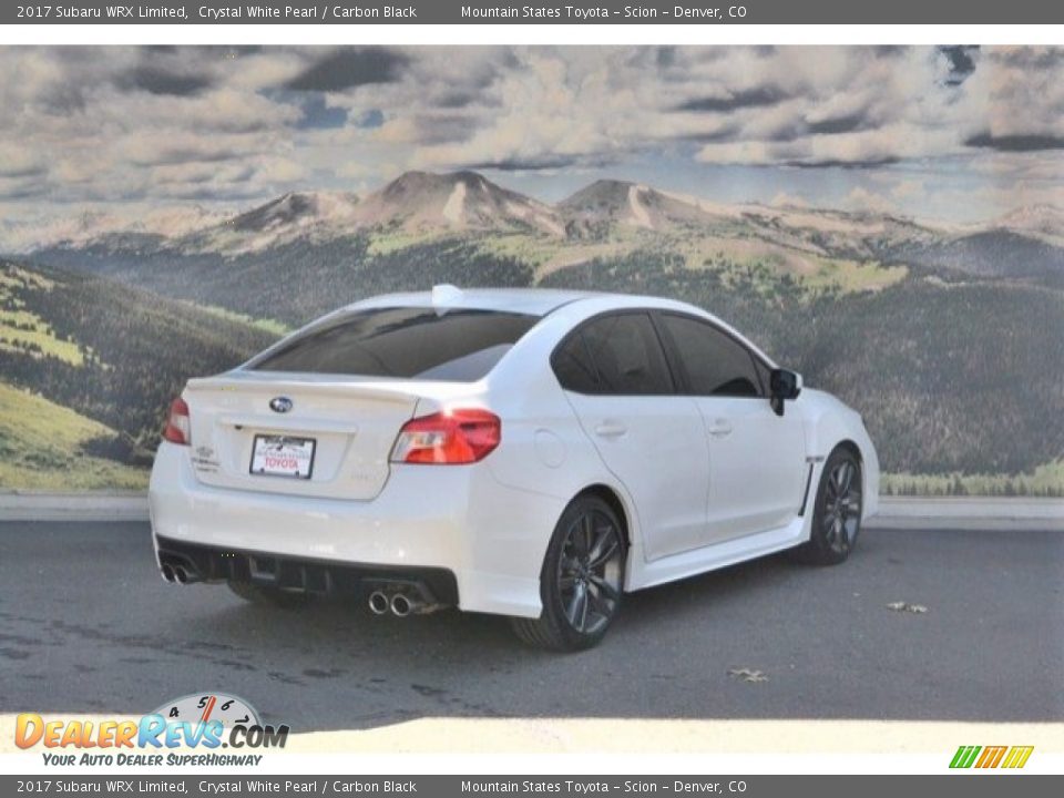 2017 Subaru WRX Limited Crystal White Pearl / Carbon Black Photo #3