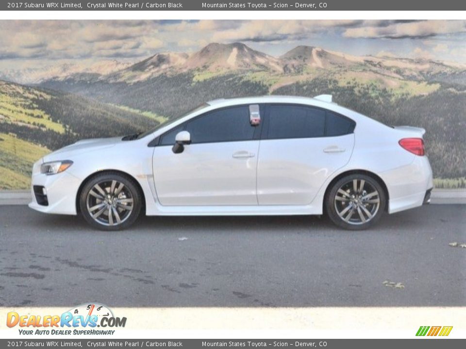 2017 Subaru WRX Limited Crystal White Pearl / Carbon Black Photo #6