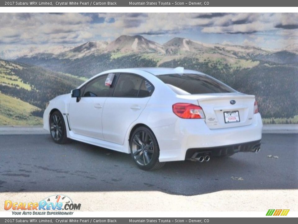 2017 Subaru WRX Limited Crystal White Pearl / Carbon Black Photo #8