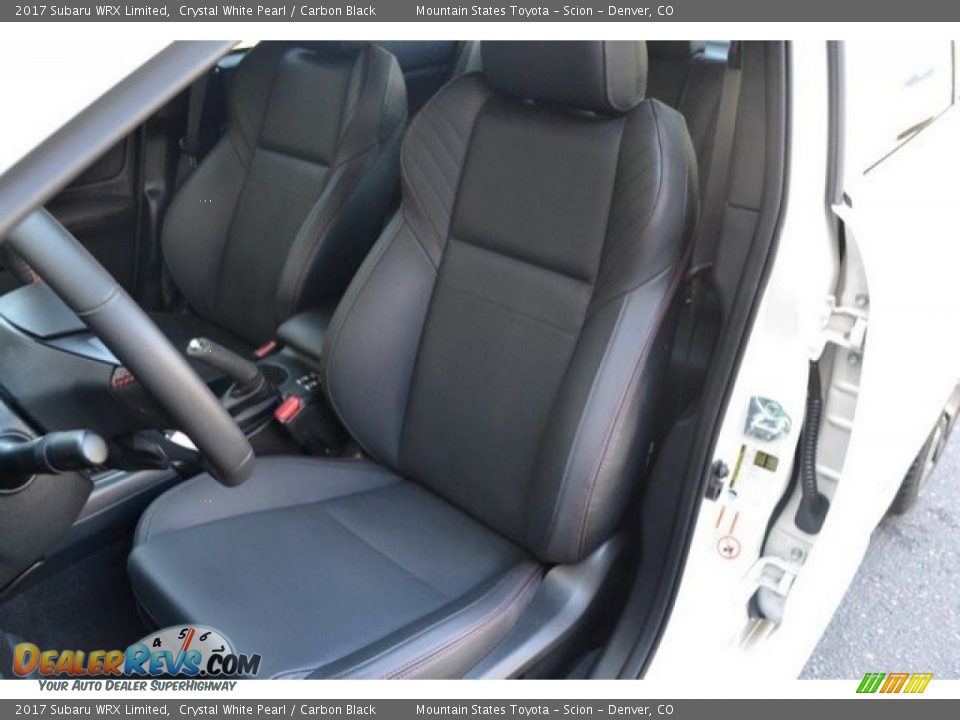 Front Seat of 2017 Subaru WRX Limited Photo #12