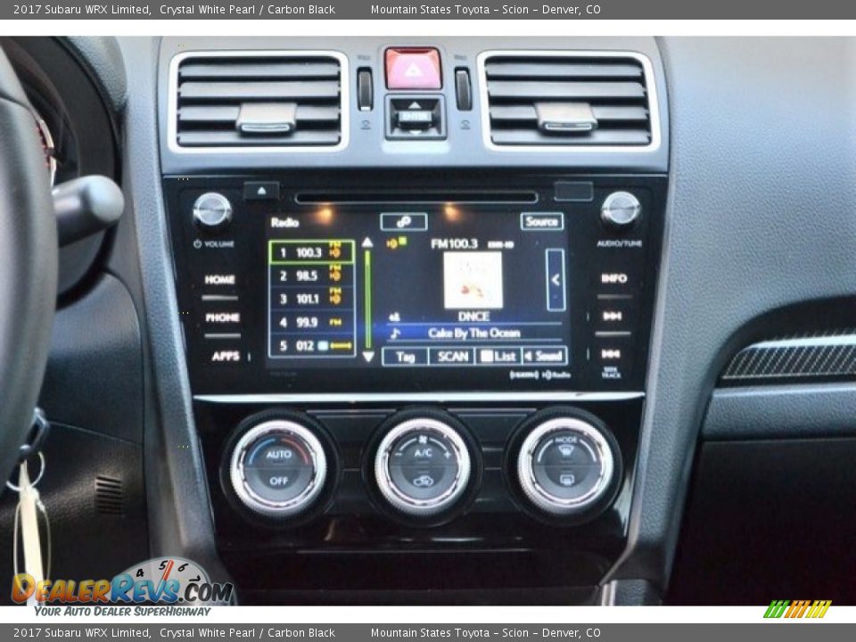 Controls of 2017 Subaru WRX Limited Photo #16