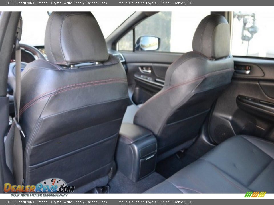 2017 Subaru WRX Limited Crystal White Pearl / Carbon Black Photo #20