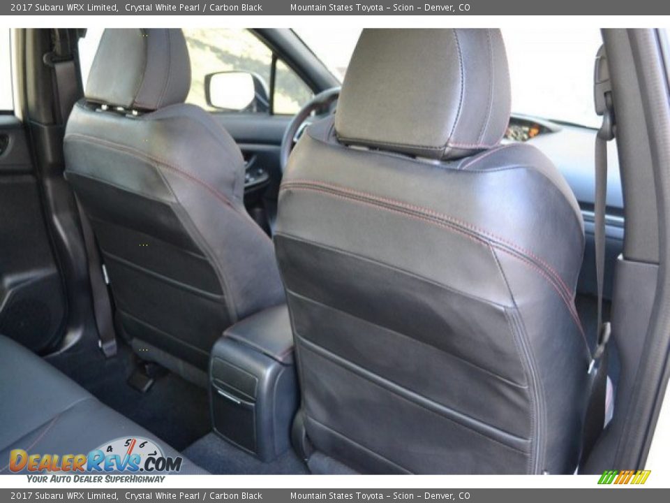 2017 Subaru WRX Limited Crystal White Pearl / Carbon Black Photo #21